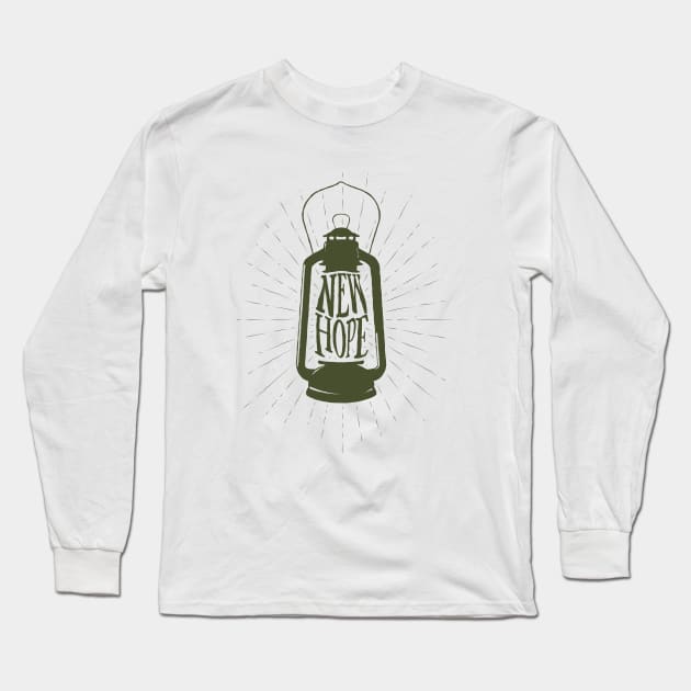 Lantern Of New Hope Long Sleeve T-Shirt by DephaShop